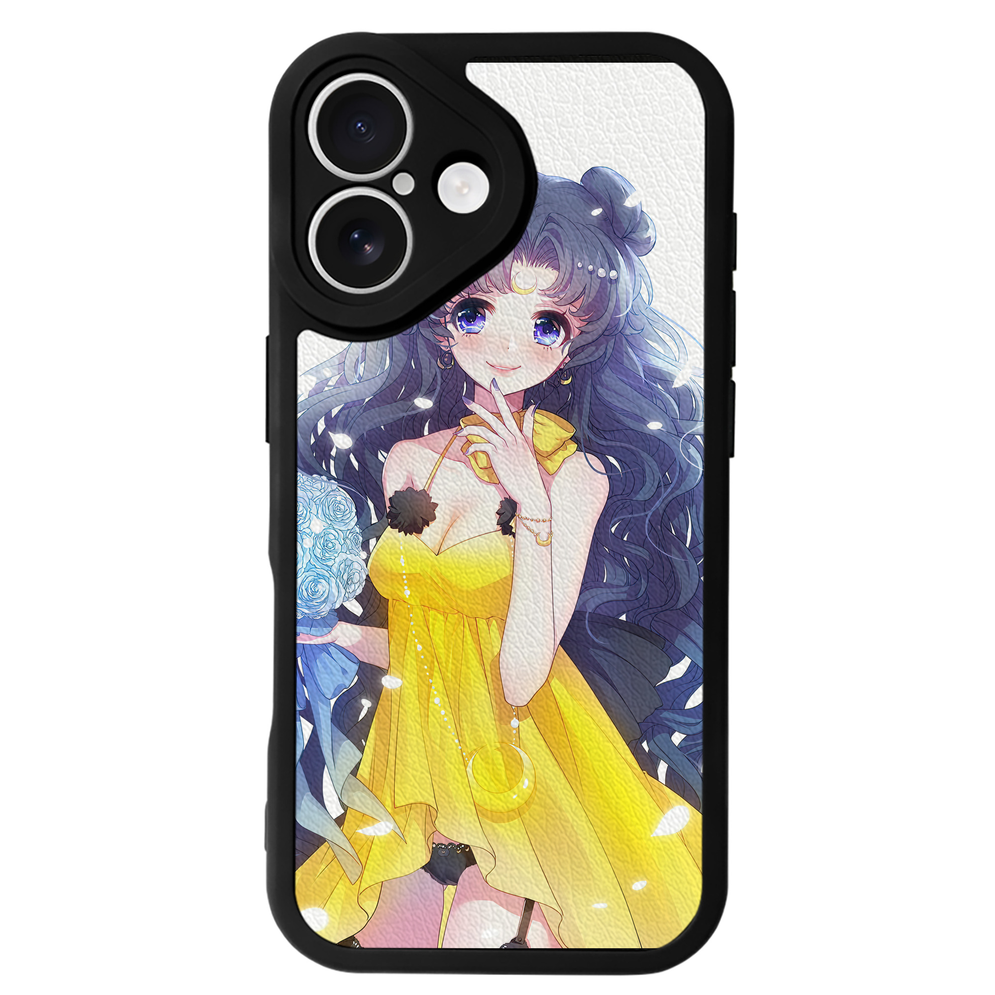 （画像用） 美少女戦士セーラームーン Sailor Moon 【iPhone 16シリーズ対応】シリコンスマホケース（レザー調） 材質：シリコン